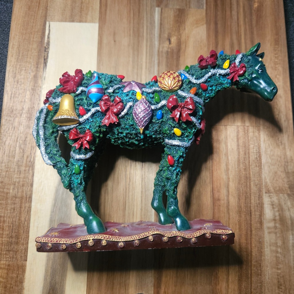 Trail of Painted Ponies Deck the Halls Christmas Horse Figurine 12216 1E/0108